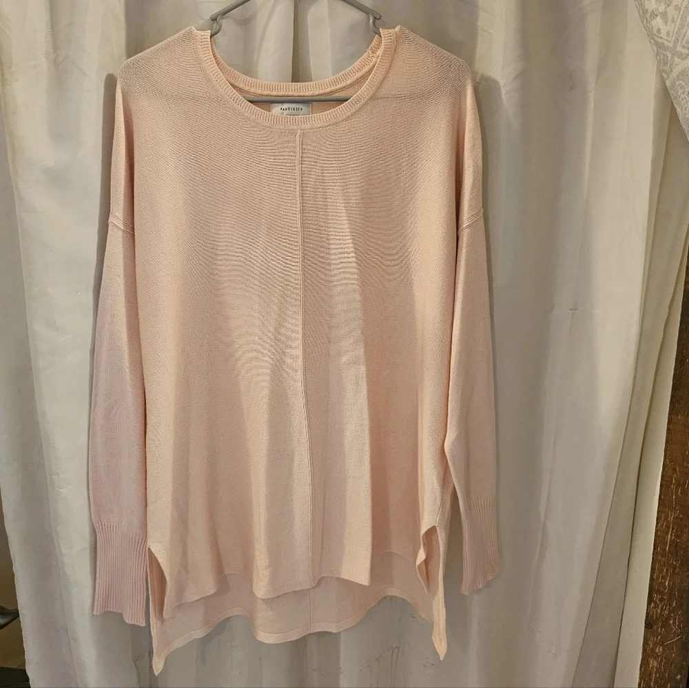Van Heusen Light Pink Long Sleeve Tee - Picture 1 of 7
